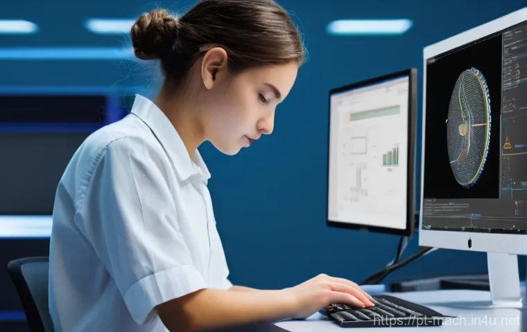 기계가공 기출 문제 해설 강의 - **Prompt:** A focused young adult, dressed in practical and modest academic attire (such as a long-s...